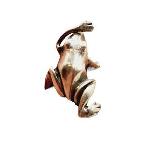 Vintage Signed 925 (Sterling Silver) Size 5.5 Frog Ring (A680)